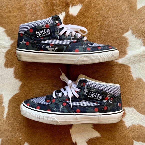 ✨SOLD✨ VANS Half Cab Supreme X CDG Digi Camo Navy - Picture 3 of 6